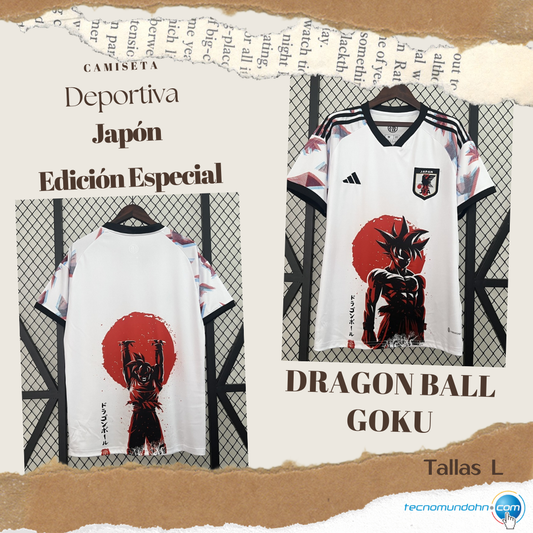 Camiseta Edición Especial Selección De Fútbol Japón Goku (B) | Dragon Ball