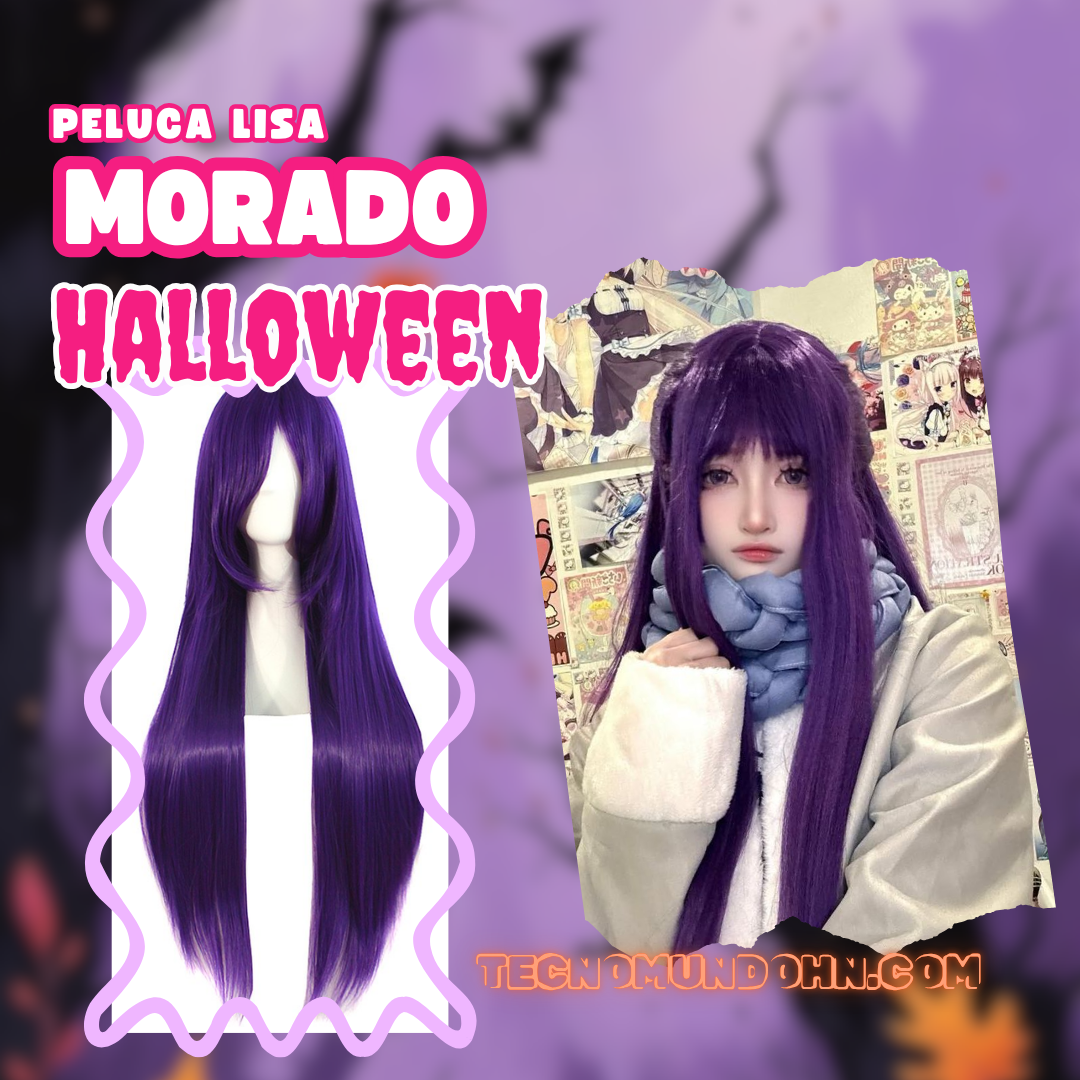Peluca Lisa Morado