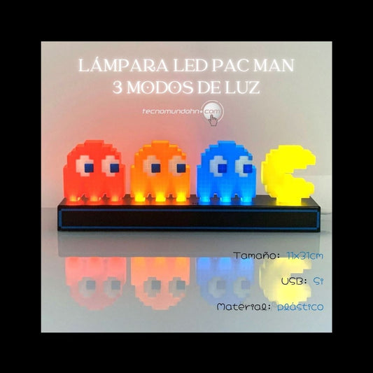 Lámpara Led Pac-Man