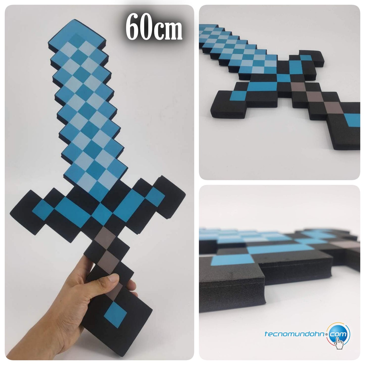 Espada De Diamante Material: Espuma Eva | Minecraft