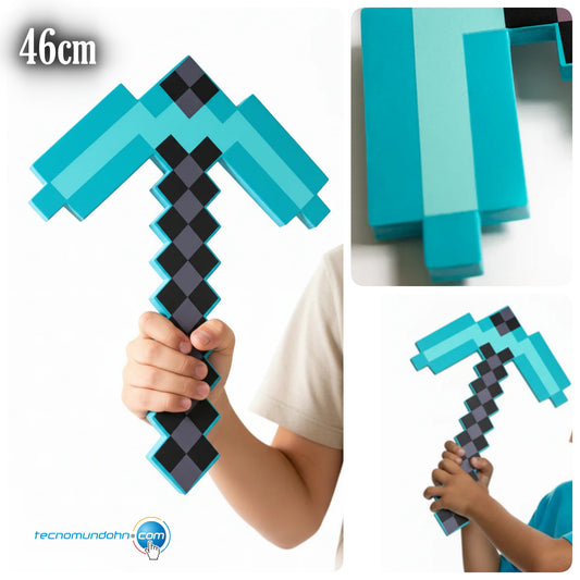 Pico De Diamante Material: Espuma Eva | Minecraft