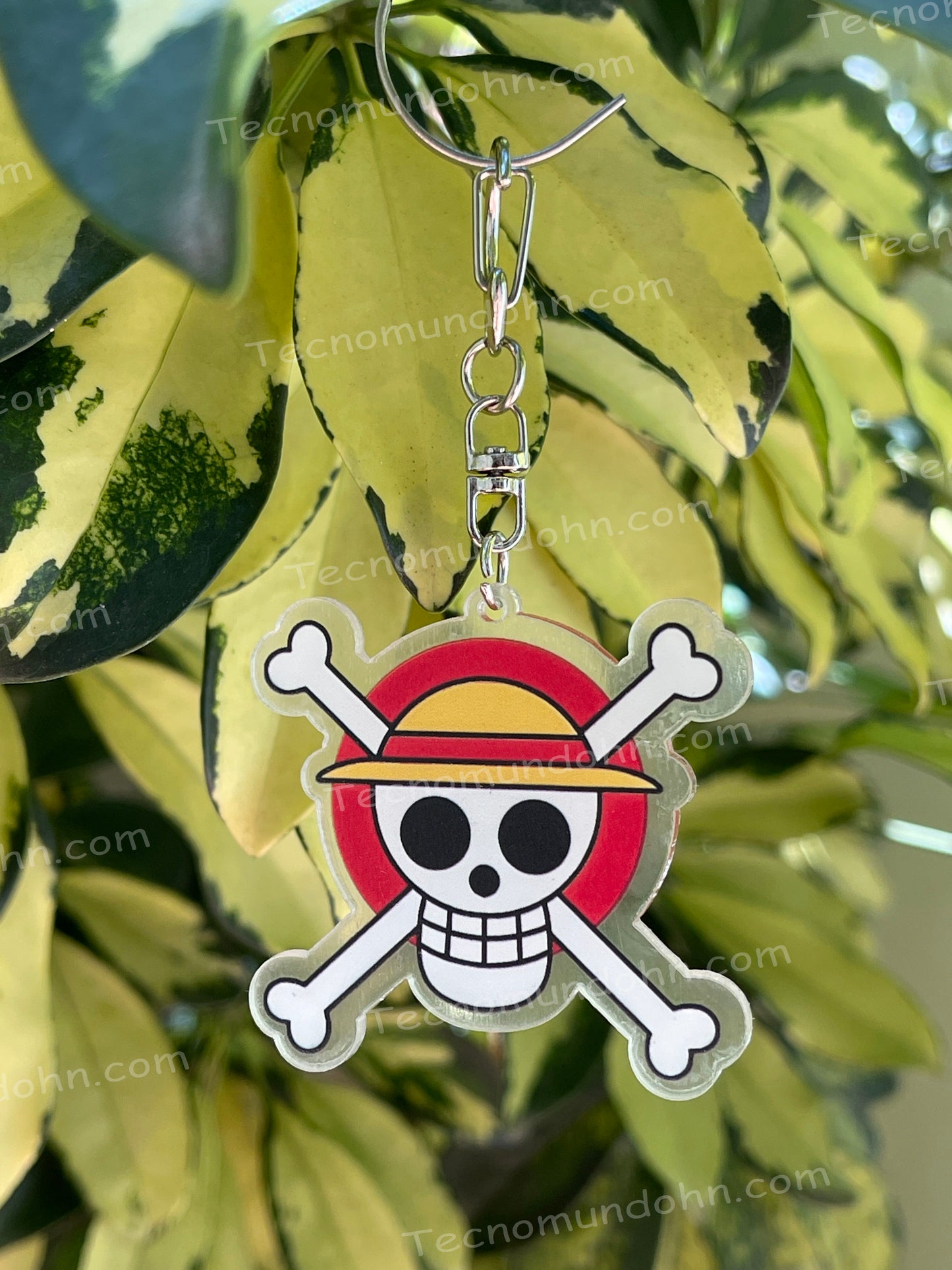 Llavero Acrílico Bandera Pirata Luffy | One Piece