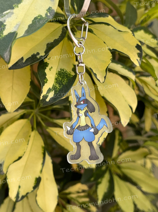 Llavero Acrílico Lucario | Pokémon