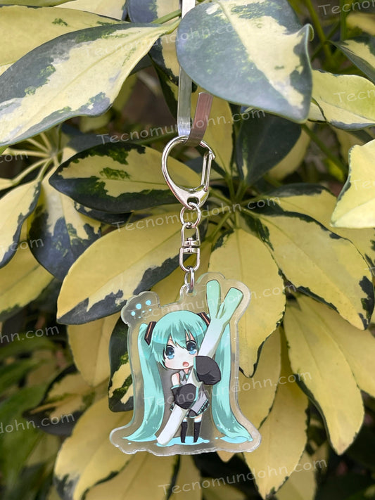Llavero Acrílico Hatsune Miku