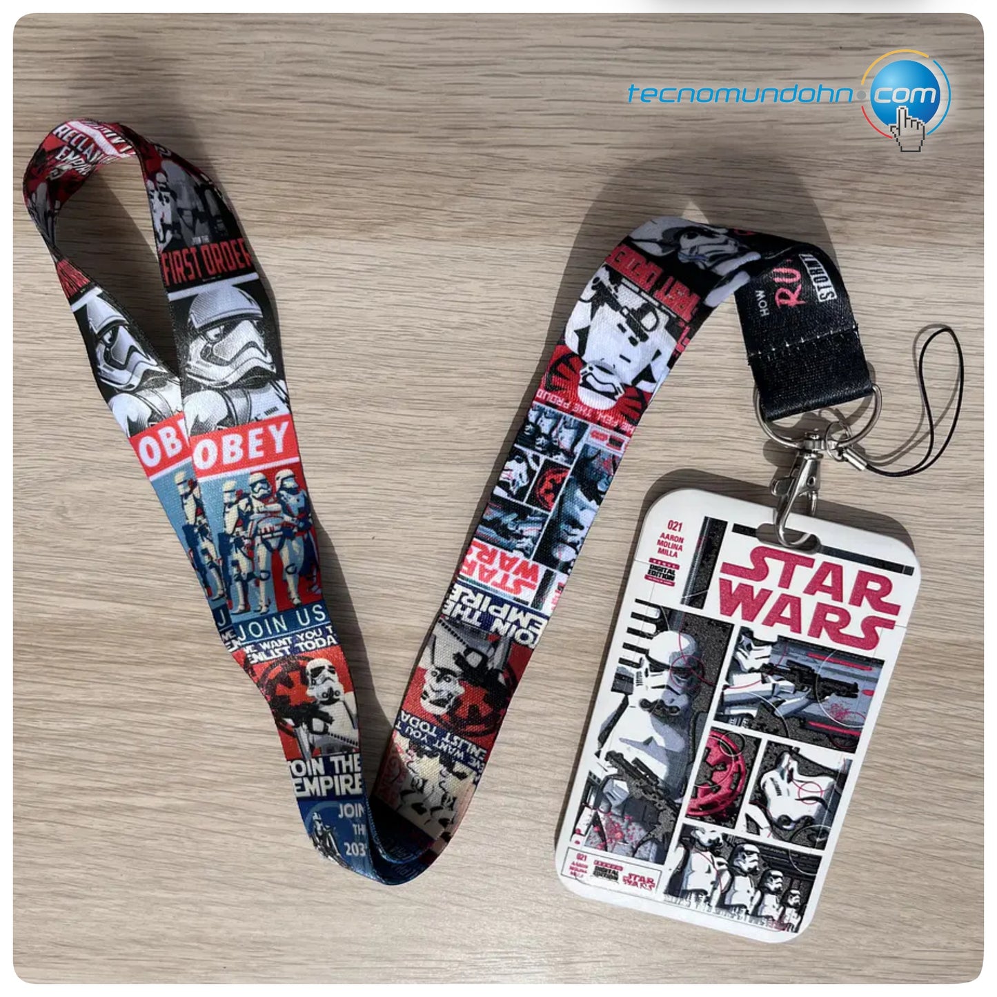 Lanyard + Portacarnet Star Wars (A)