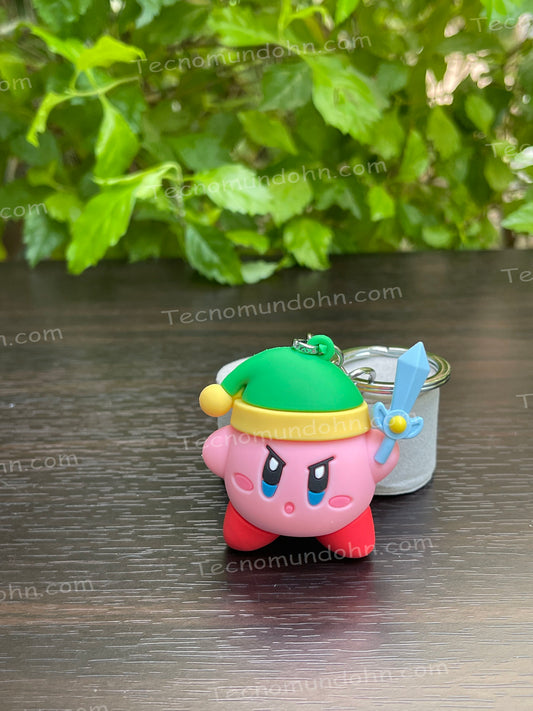 Llavero De Goma Kirby Inspirado En The Legend Of Zelda