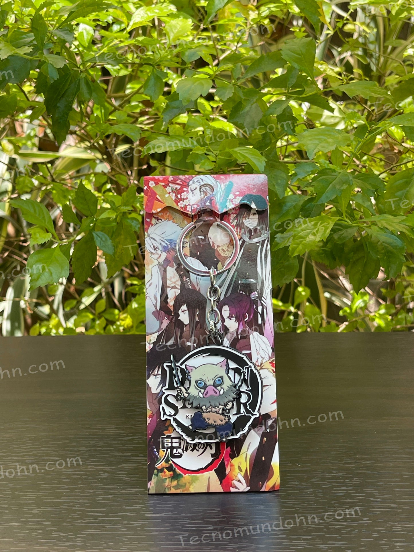 Llavero Metálico Giratorio Inosuke Hashibira| Demon Slayer