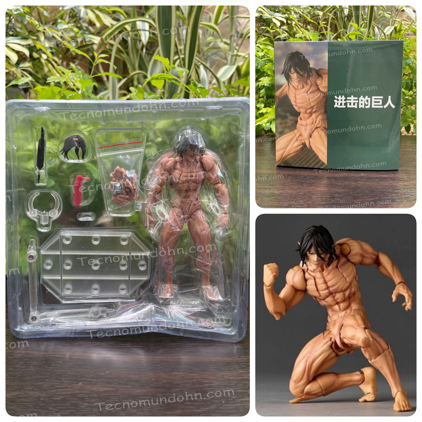 Figura Articulada Titán Eren Yeager  | Attack On Titan
