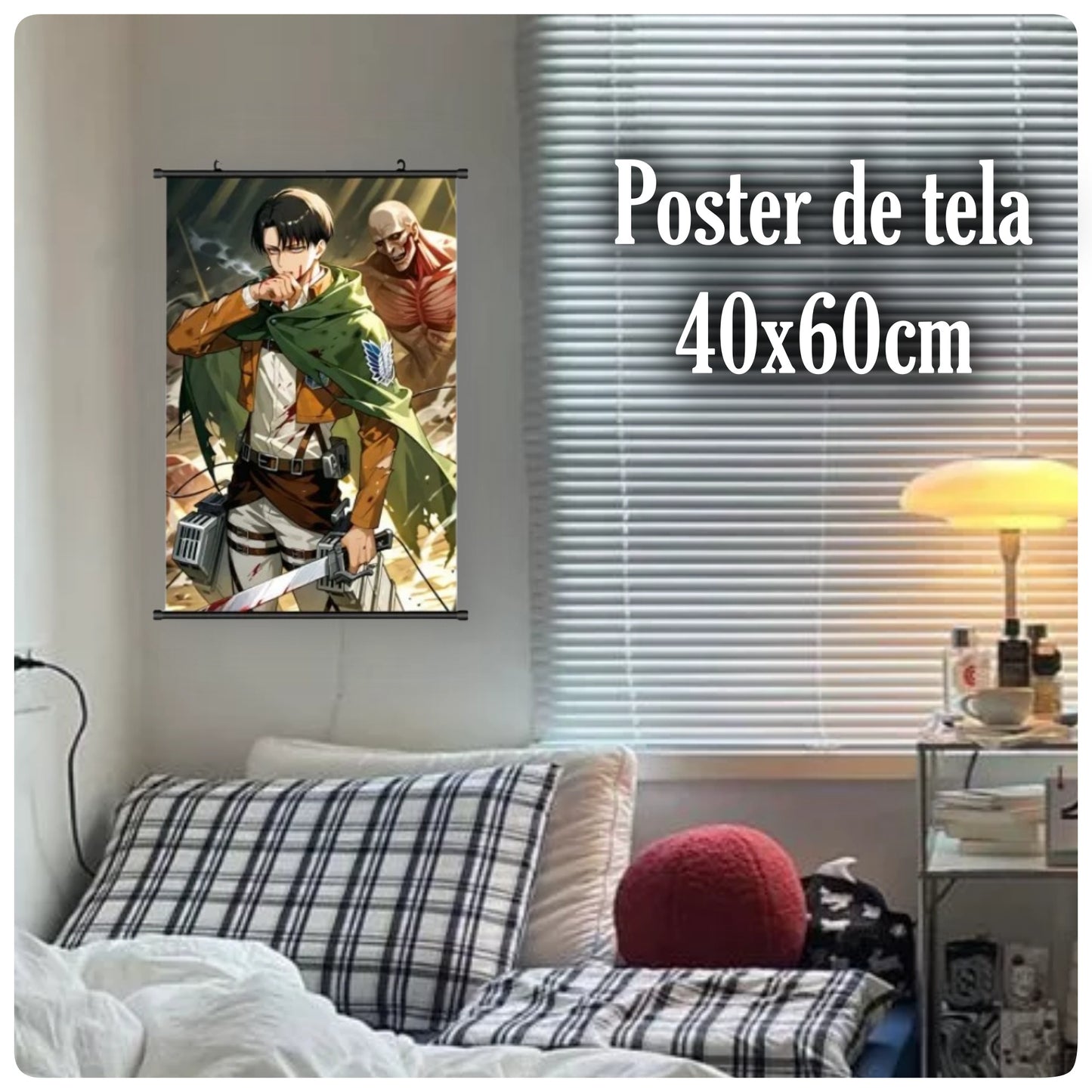 Poster De Tela Levi Ackerman | Attack On Titan