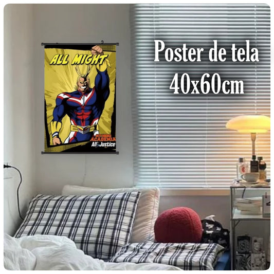 Poster De Tela All Might  | My Hero Academia
