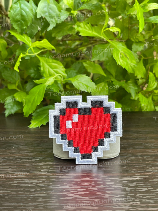 Parche Corazón 8 Bits | Minecraft
