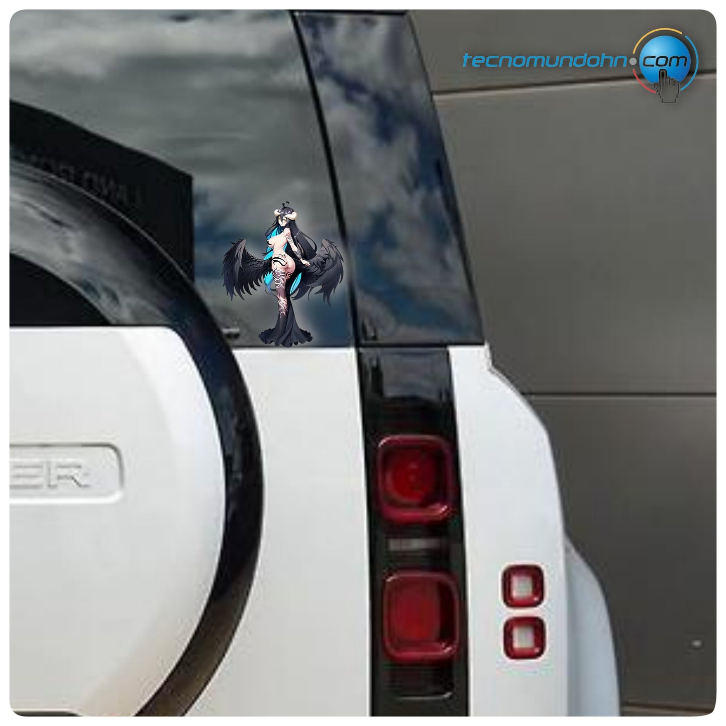 Calcomanía Overlord Albedo Para Automóvil
