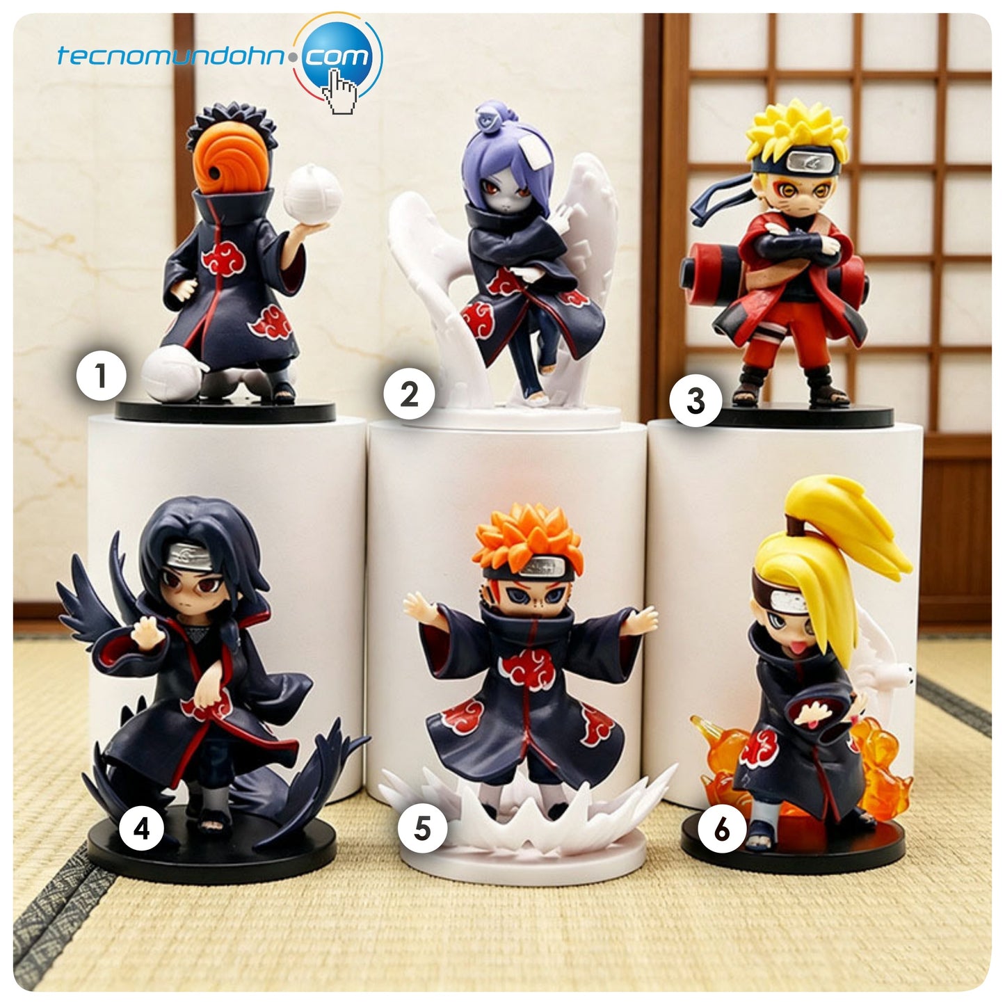 Figuras Naruto Akatsuki