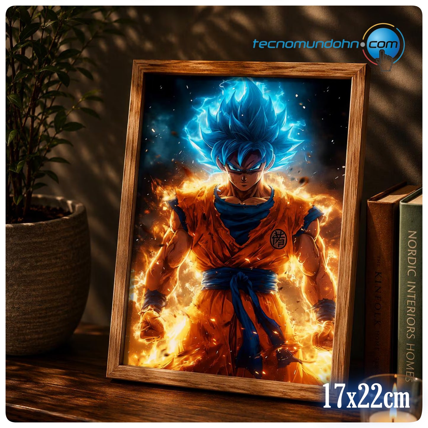 Lámpara Led Goku Sjj Blue | Dragon Ball