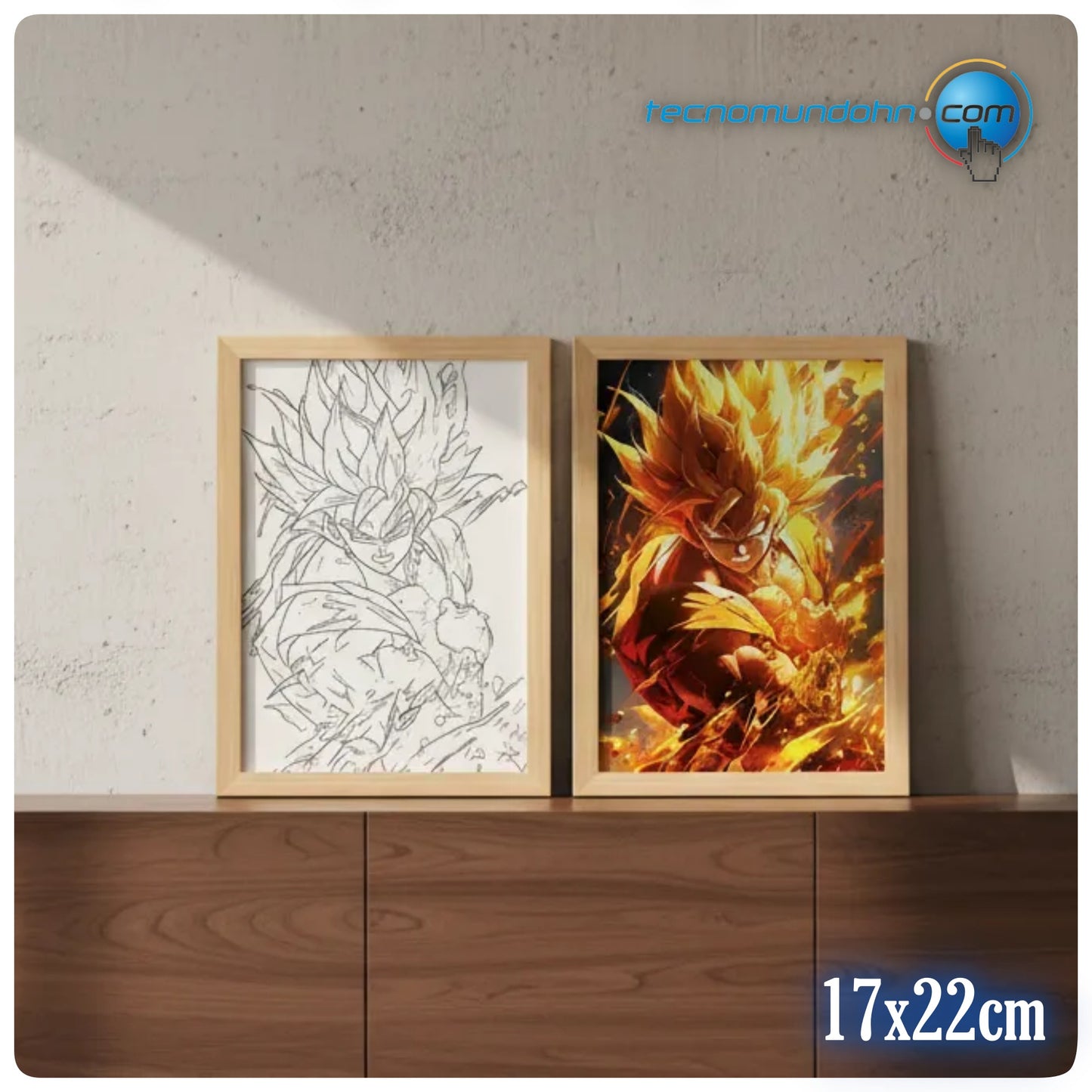 Lámpara Led Goku Sjj | Dragon Ball