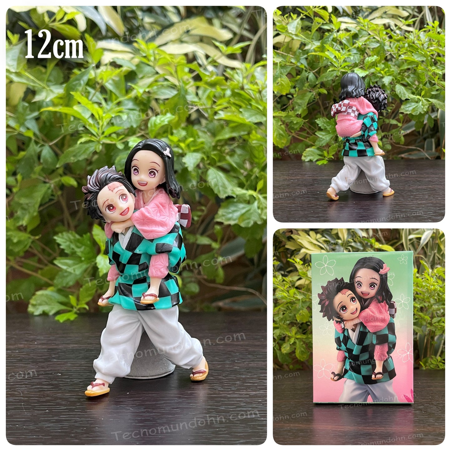 Figura Tanjiro Cargando A Nezuko 12Cm | Demon Slayer