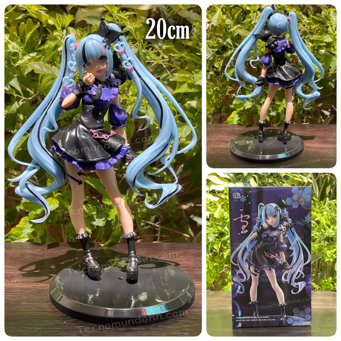 Figura Hatsune Miku X Kuromi 20Cm
