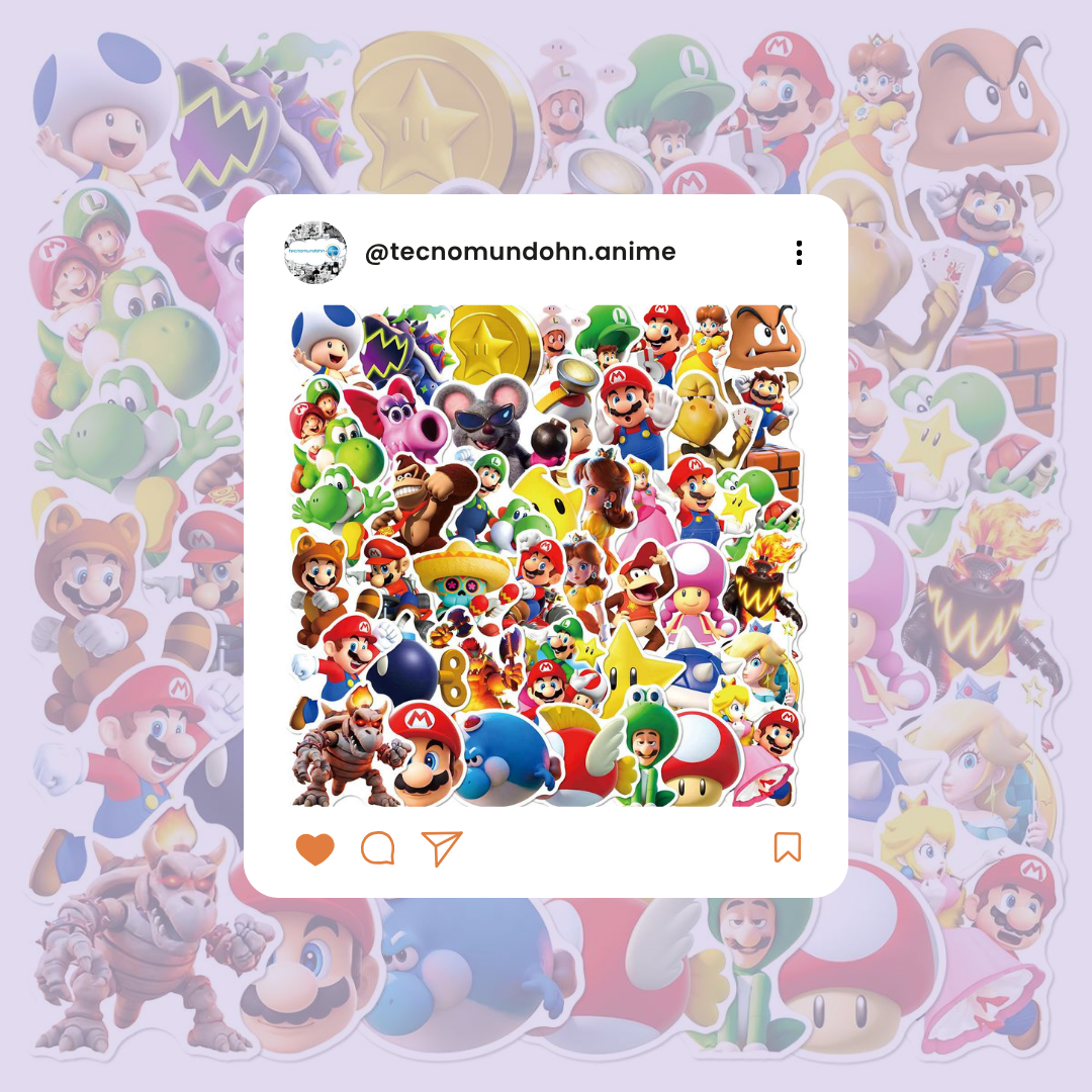 Paquete Calcomanías Mario Bros.