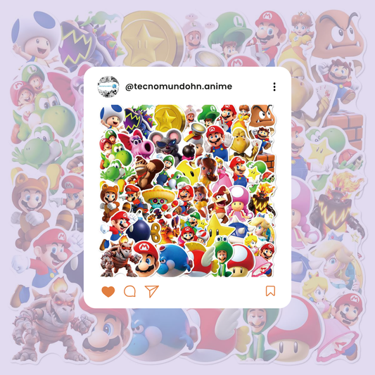 Paquete Calcomanías Mario Bros.