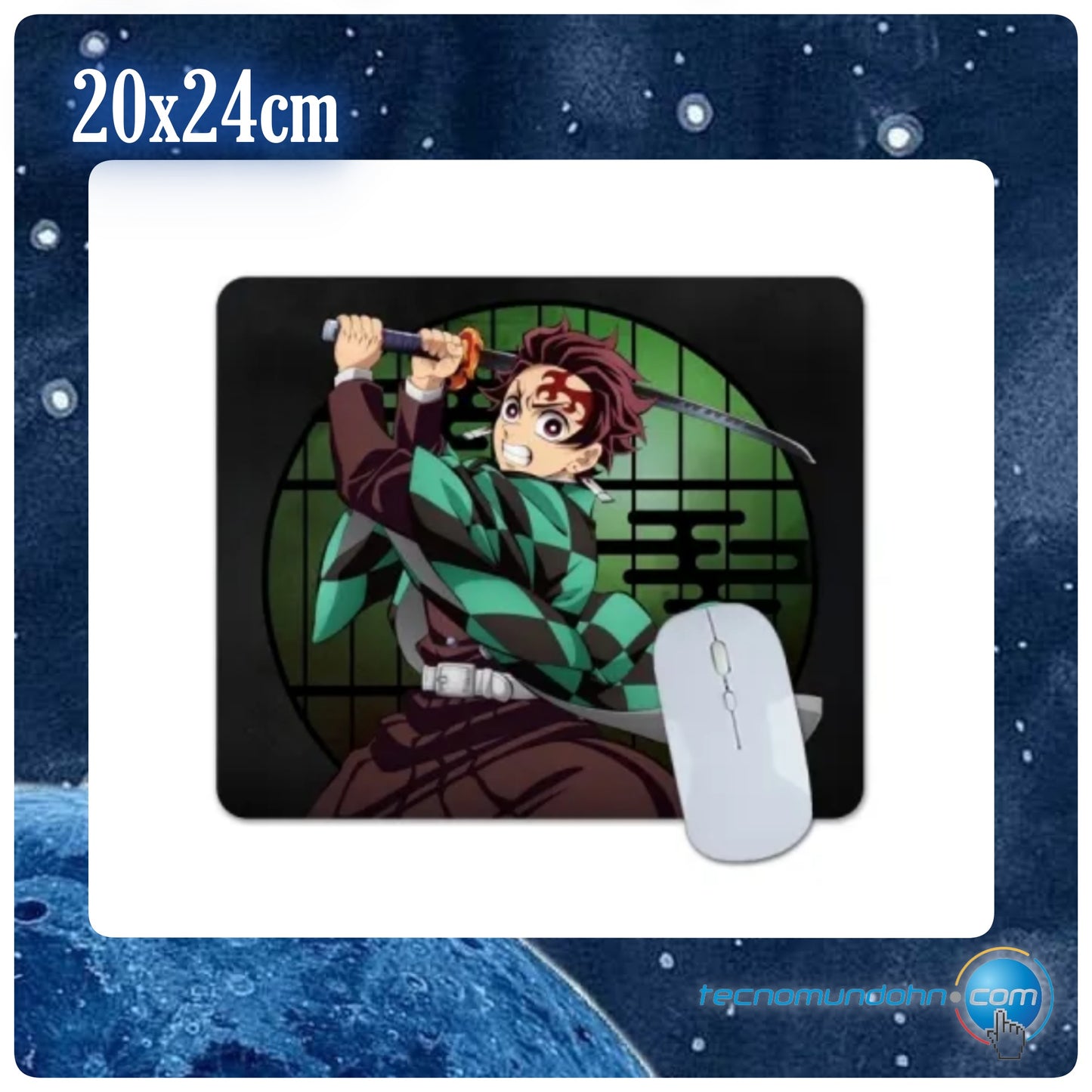 Mouse Pad Tanjiro 25X30Cm | Demon Slayer