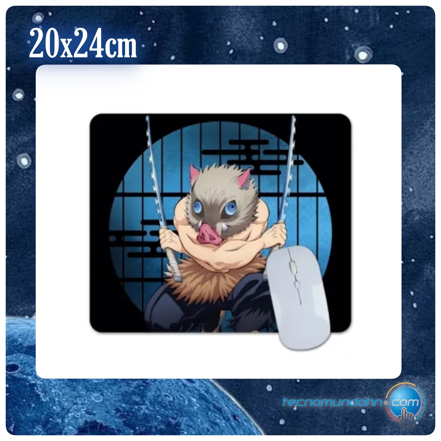Mouse Pad Inosuke  25X30Cm | Demon Slayer