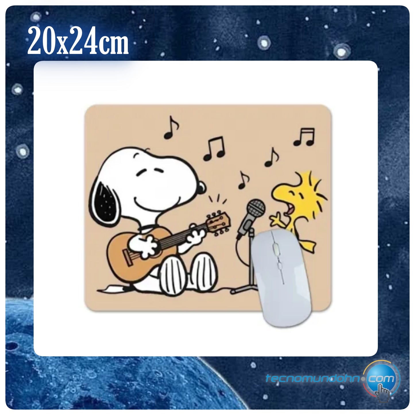 Mouse Pad Snoopy 25X30Cm (B)