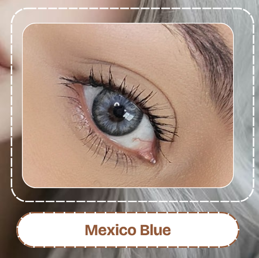 Lente De Contacto Mexico Blue