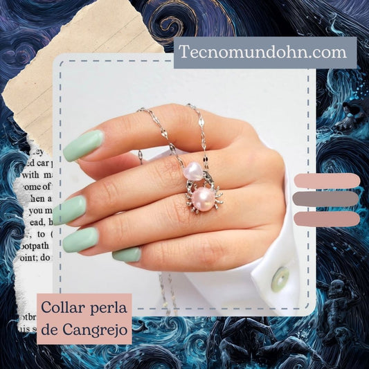 Collar Perla De Cangrejo