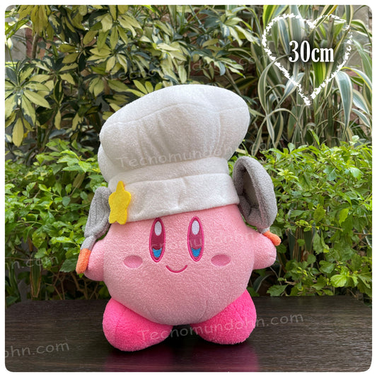 Peluche Kirby Con Sombrero De Chef  30Cm