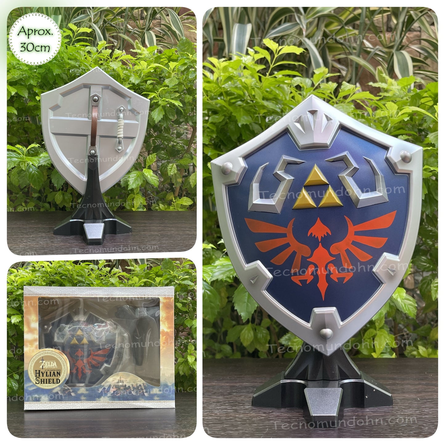 Figura Escudo Hyliano De The Legend Of Zelda: Breath Of The Wild -30Cm