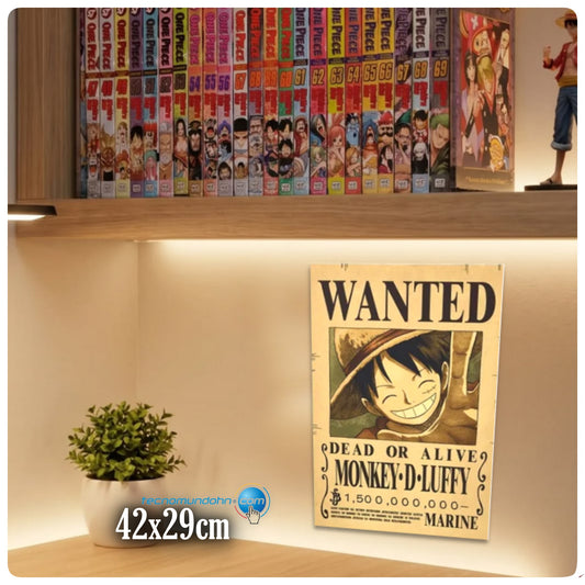 Poster Cartoncillo  Retro De  Luffy (A) | One Piece