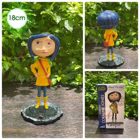 Figura Coraline Y La Puerta Secreta: Shake Head De 18 Cm