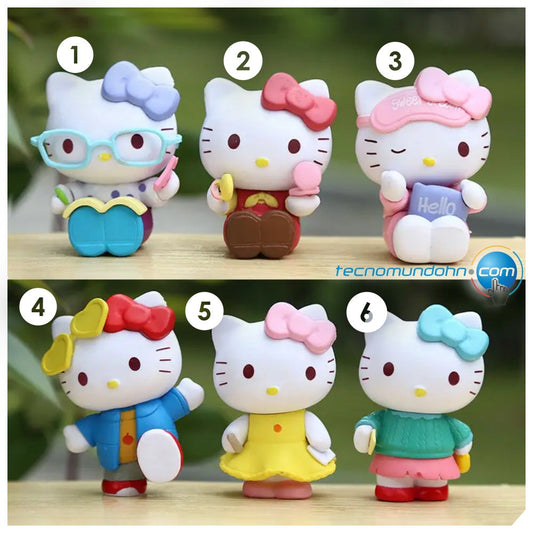 Figuras De Hello Kitty (5-6 Cm)