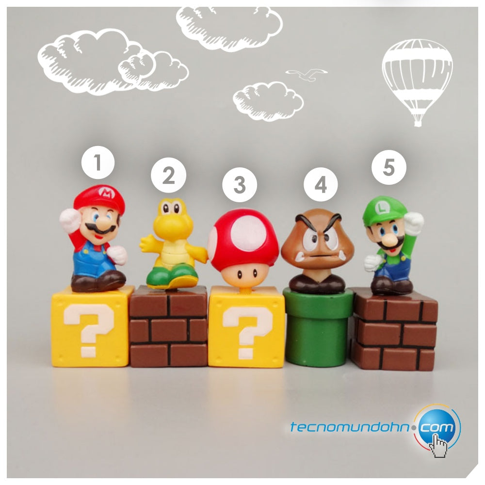 Figuras Super Mario Bros  5.5 Cm