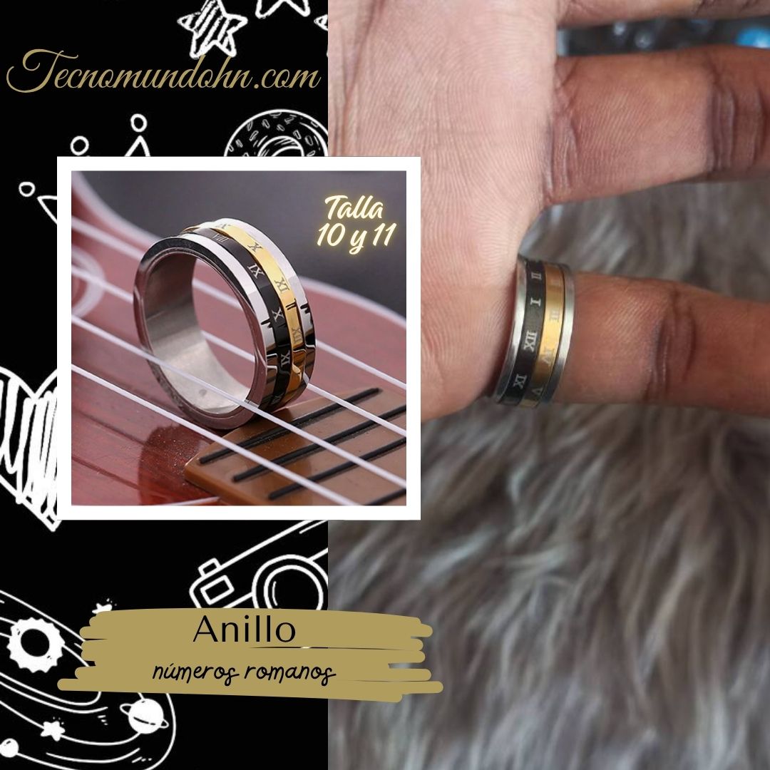Anillo Giratorio Numeros  Romano