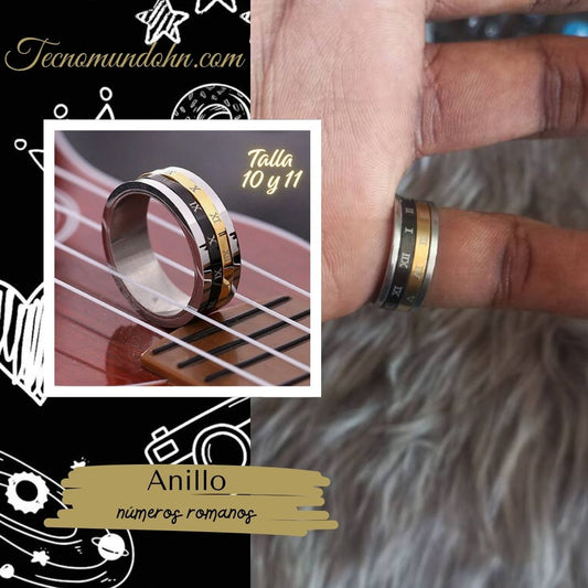 Anillo Giratorio Numeros  Romano
