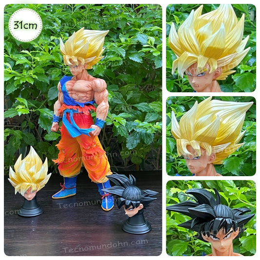 Figura Super Saiyan Goku (3 Caras) | Dragon Ball