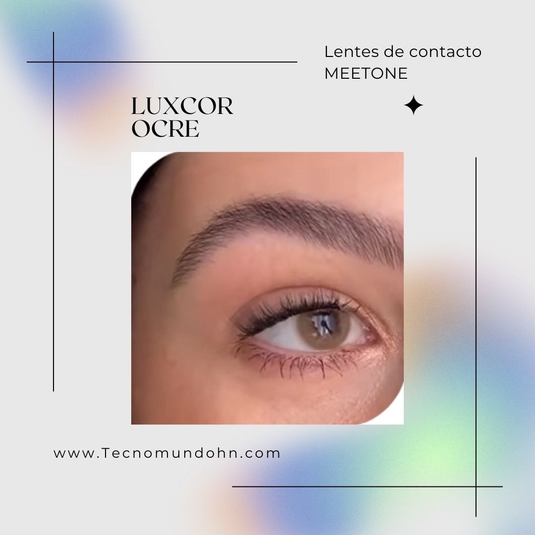 Lente De Contacto Luxcor Ocre
