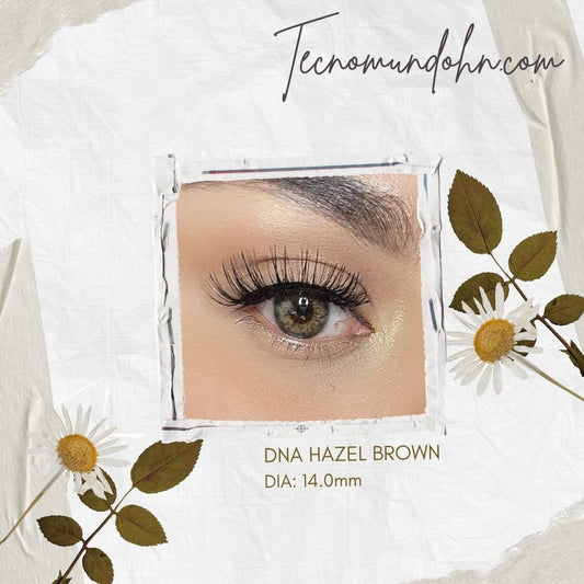 Lente De Contacto Me28 Dna Hazel Brown