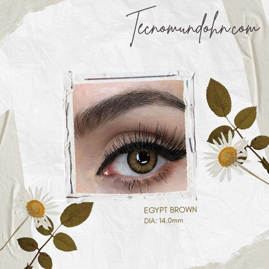 Lente De Contacto Me34 Egypt Brown