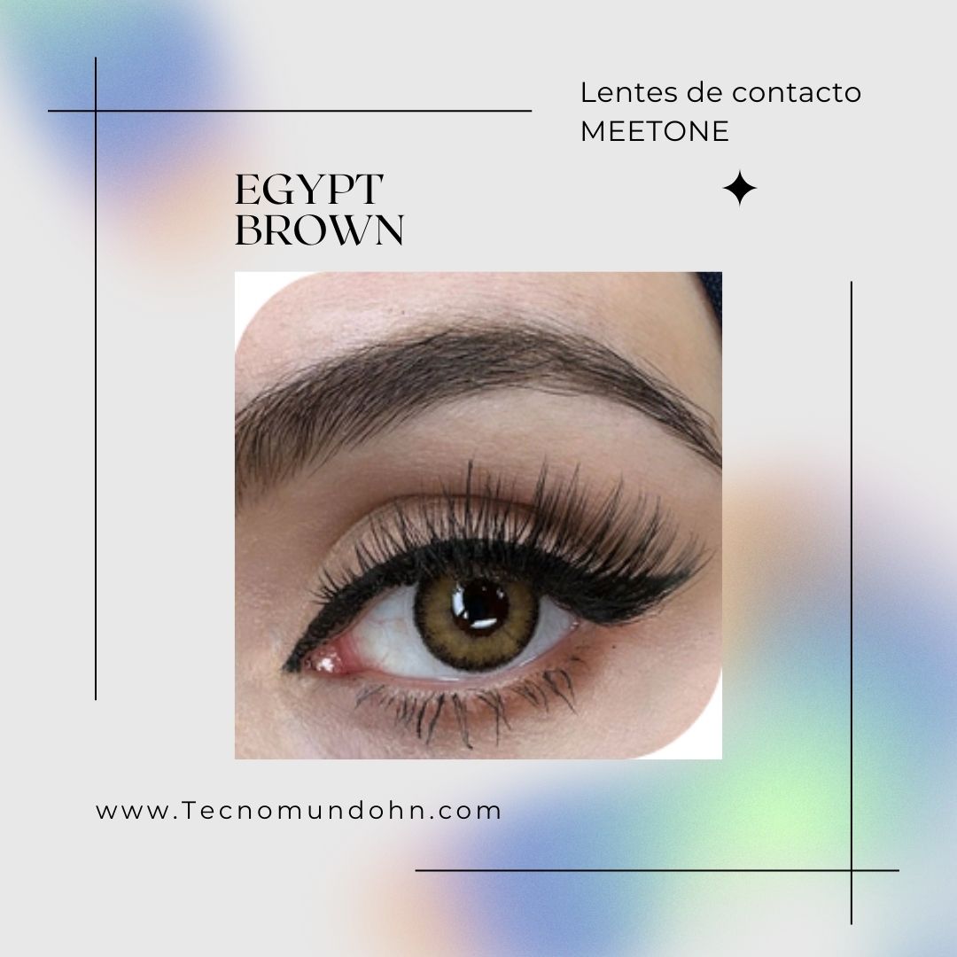 Lente De Contacto Me34 Egypt Brown
