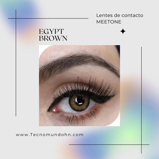 Lente De Contacto Me34 Egypt Brown
