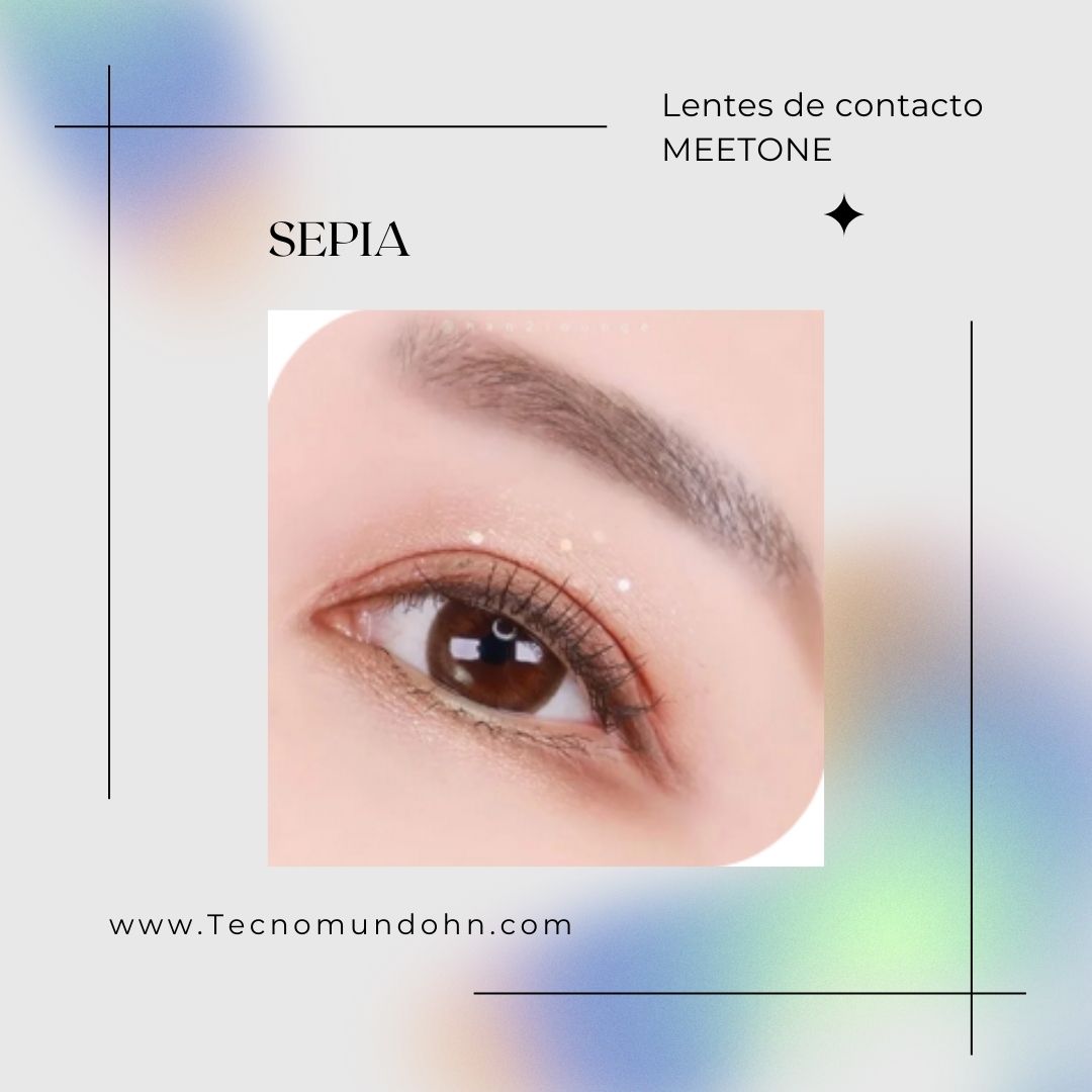 Lente De Contacto Sepia