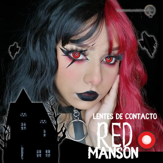 Lente De Contacto D45-6 Red Vampire