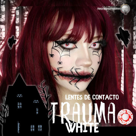 Lente De Contacto D56 Trauma White