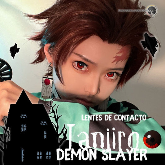 Lente De Contacto Ys34-7 Kamado Tanjirou