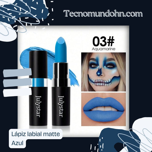 Lápiz Labial Matte Azul