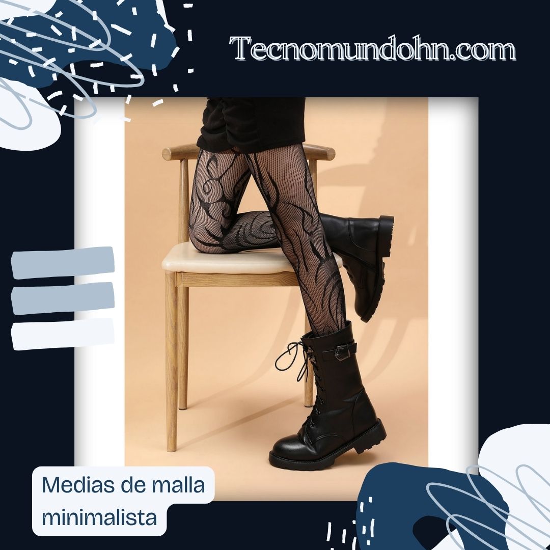 Medias De Malla Minimalista