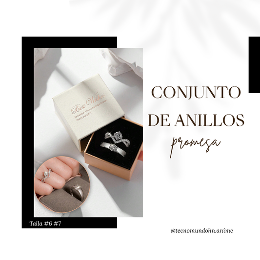 Conjunto Anillos Promesa