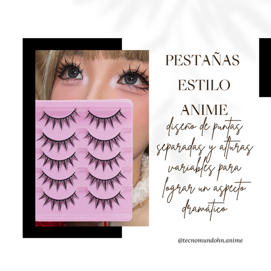 Pestañas Estilo Anime Aspecto Dramatico
